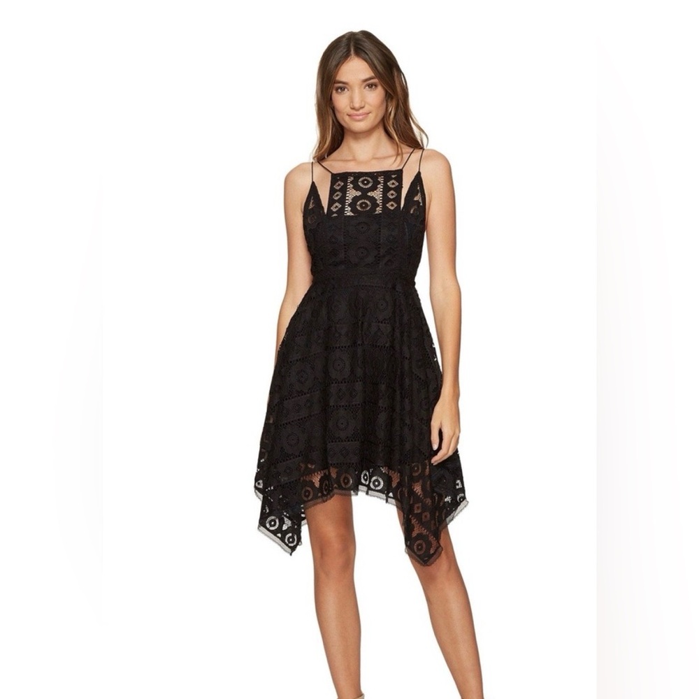 Free People Just like Honey Black Lace Dress size 2 excellent condition! - Picture 2 of 5